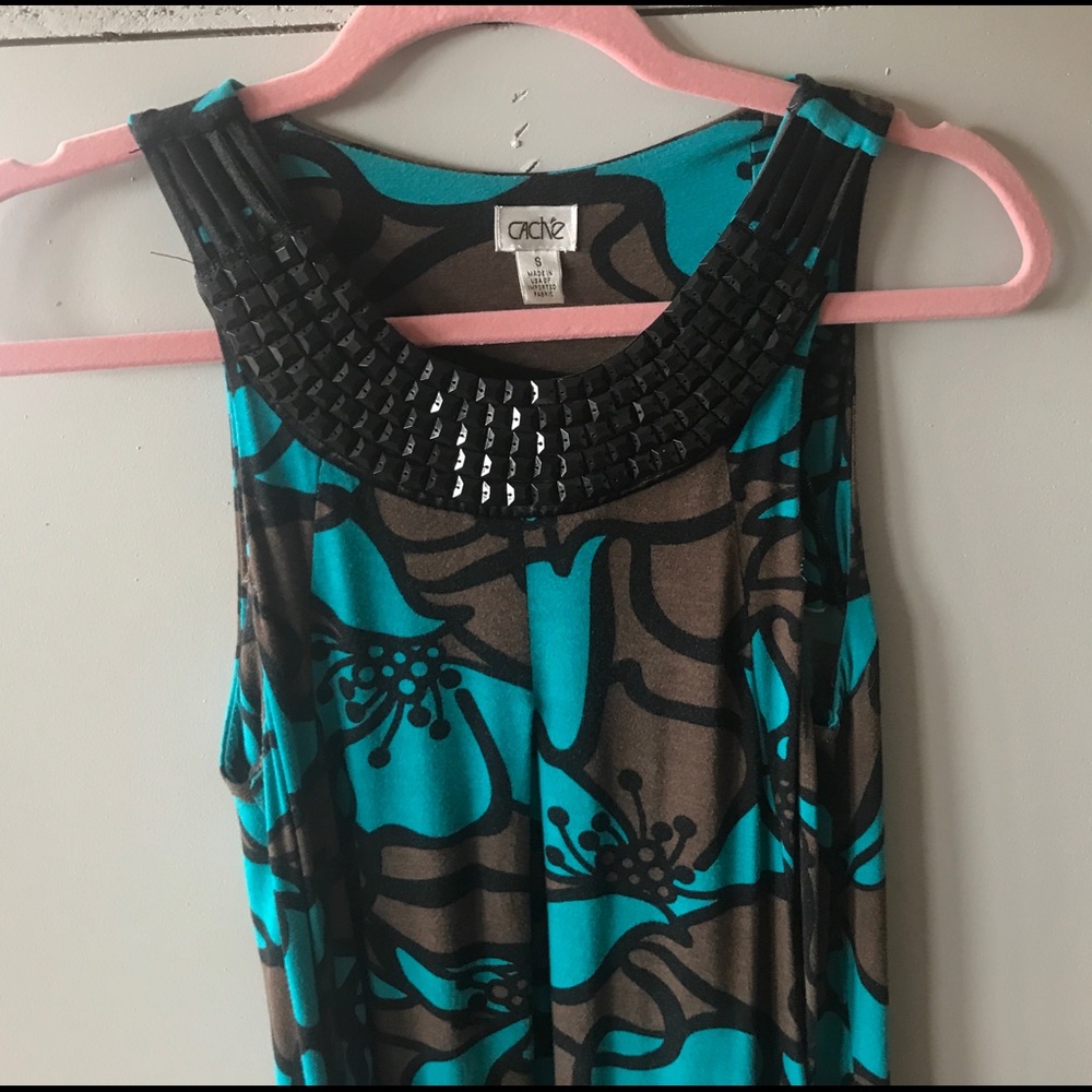 Cache Patterned Dress - Picture 5 of 7
